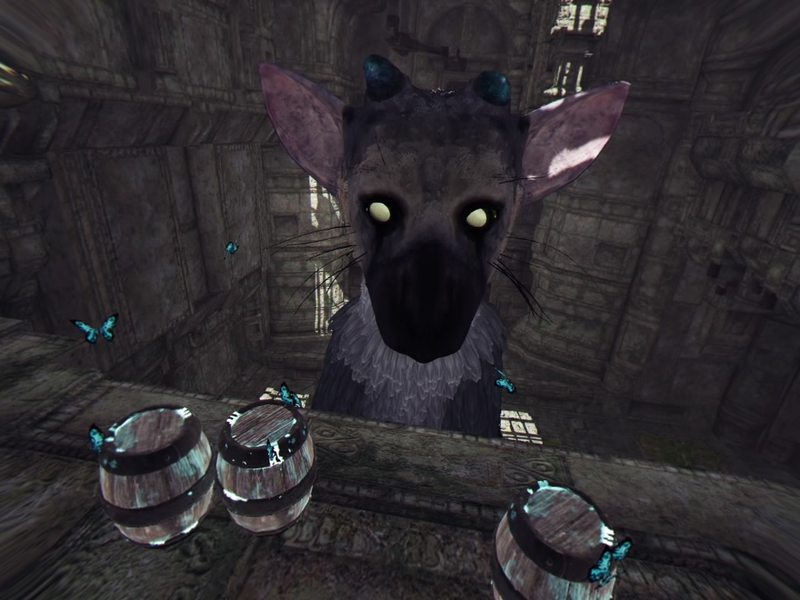 Screencapping Trico in VR just doesn’t do it justice.